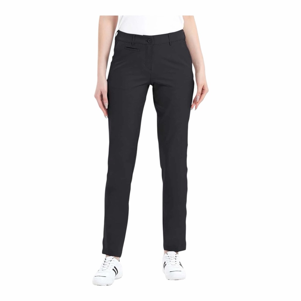 Lesmart Women's Tailored Stretch Black Golf Pants Size 8‎ RD1